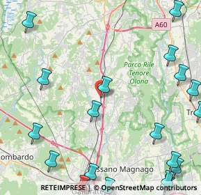 Mappa Via Diaz, 21041 Albizzate VA, Italia (6.6105)