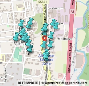 Mappa Via Diaz, 21041 Albizzate VA, Italia (0.19615)