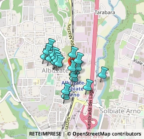 Mappa Via Diaz, 21041 Albizzate VA, Italia (0.27)