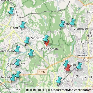 Mappa Via Stelvio, 22063 Cantù CO, Italia (2.962)