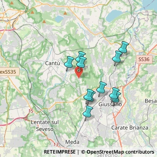 Mappa Via Stelvio, 22063 Cantù CO, Italia (3.26818)