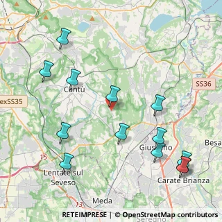 Mappa Via Stelvio, 22063 Cantù CO, Italia (4.93769)