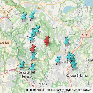Mappa Via Stelvio, 22063 Cantù CO, Italia (4.38563)