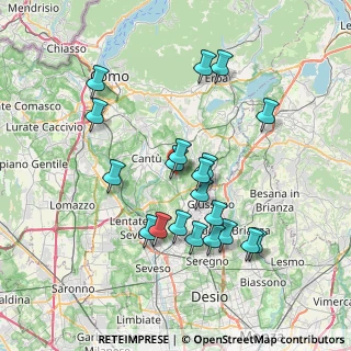 Mappa Via Stelvio, 22063 Cantù CO, Italia (7.059)
