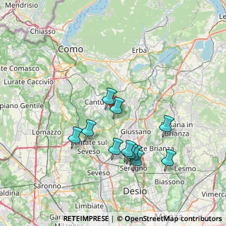 Mappa Via Stelvio, 22063 Cantù CO, Italia (7.09)