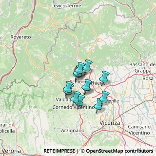 Mappa Via Monsignore Giovanni Mantese, 36015 Schio VI, Italia (8.80538)