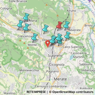 Mappa Via Mirasole, 23887 Olgiate Molgora LC, Italia (1.62583)