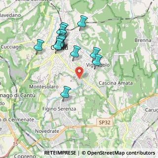 Mappa Via Genova, 22063 Cantù CO, Italia (1.87733)