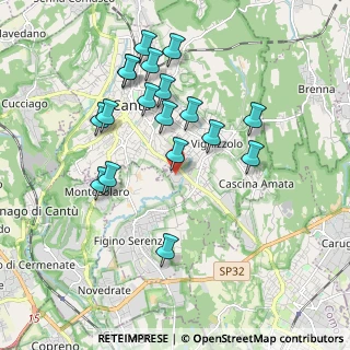 Mappa Via Genova, 22063 Cantù CO, Italia (1.84444)