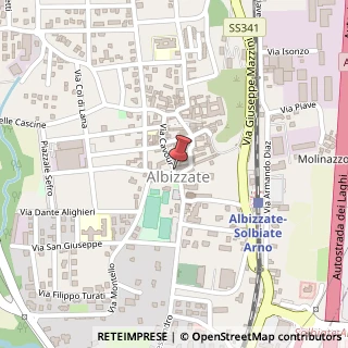 Mappa Via Camillo Benso Conte di Cavour, 1, 21041 Albizzate, Varese (Lombardia)