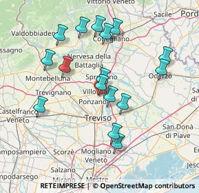 Mappa Via Alessandro Volta, 31050 Villorba TV, Italia (14.56063)