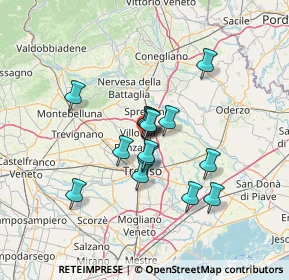 Mappa Via Alessandro Volta, 31050 Villorba TV, Italia (9.964)