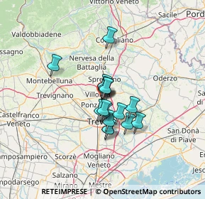 Mappa Via Alessandro Volta, 31050 Villorba TV, Italia (8.39188)