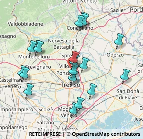 Mappa Via Alessandro Volta, 31050 Villorba TV, Italia (14.749)