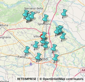 Mappa Via Alessandro Volta, 31050 Villorba TV, Italia (6.6)