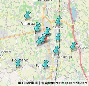 Mappa Via Alessandro Volta, 31050 Villorba TV, Italia (1.46846)