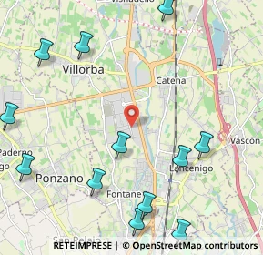 Mappa Via Alessandro Volta, 31050 Villorba TV, Italia (2.79667)