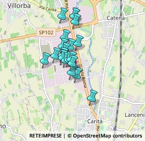 Mappa Via Alessandro Volta, 31050 Villorba TV, Italia (0.588)