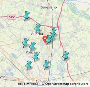 Mappa Via Alessandro Volta, 31050 Villorba TV, Italia (3.2)