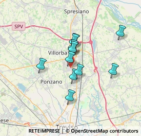 Mappa Via Alessandro Volta, 31050 Villorba TV, Italia (2.48083)