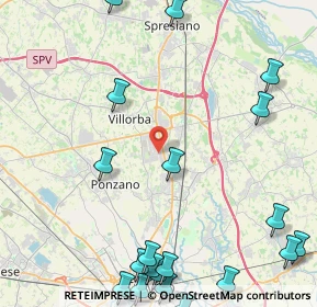 Mappa Via Alessandro Volta, 31050 Villorba TV, Italia (6.333)