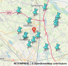 Mappa Via Alessandro Volta, 31050 Villorba TV, Italia (4.06)