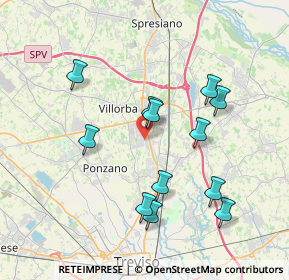 Mappa Via Alessandro Volta, 31050 Villorba TV, Italia (3.6325)