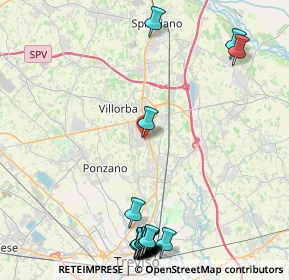 Mappa Via Alessandro Volta, 31050 Villorba TV, Italia (5.921)