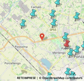 Mappa Via Giovanni Pascoli, 31050 Ponzano Veneto TV, Italia (3.43)