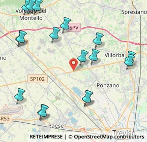 Mappa Via Giovanni Pascoli, 31050 Ponzano Veneto TV, Italia (5.14882)