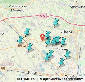Mappa Via Giovanni Pascoli, 31050 Ponzano Veneto TV, Italia (3.25)
