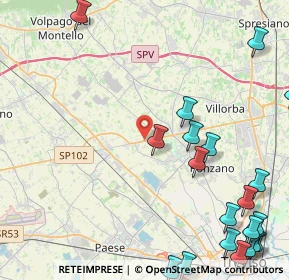 Mappa Via Giovanni Pascoli, 31050 Ponzano Veneto TV, Italia (6.3825)