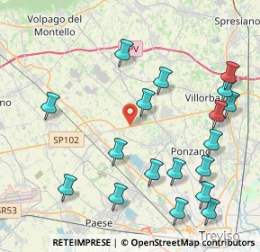 Mappa Via Giovanni Pascoli, 31050 Ponzano Veneto TV, Italia (4.83278)