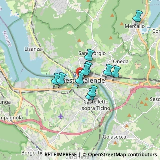 Mappa Largo Dante, 21018 Sesto Calende VA, Italia (1.30818)