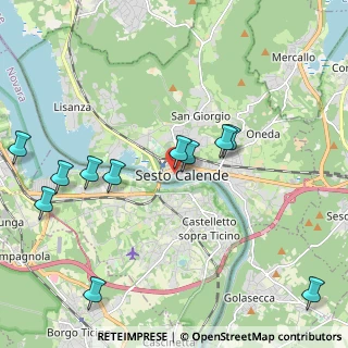 Mappa Largo Dante, 21018 Sesto Calende VA, Italia (2.33364)