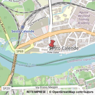 Mappa Via Roma, 33, 21018 Sesto Calende, Varese (Lombardia)
