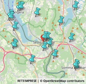 Mappa Sala Elso Varalli - presso Palazzo Comunale, 21018 Sesto Calende VA, Italia (4.90632)