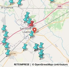 Mappa Via Lenin, 30029 San Stino di Livenza VE, Italia (5.365)