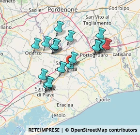 Mappa Via Palmiro Togliatti, 30029 San Stino di Livenza VE, Italia (11.8475)