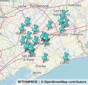 Mappa Via Palmiro Togliatti, 30029 San Stino di Livenza VE, Italia (12.51)