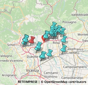 Mappa Via Verona, 36063 Marostica VI, Italia (9.8905)