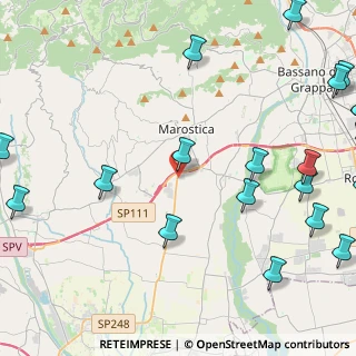Mappa Via Verona, 36063 Marostica VI, Italia (6.633)