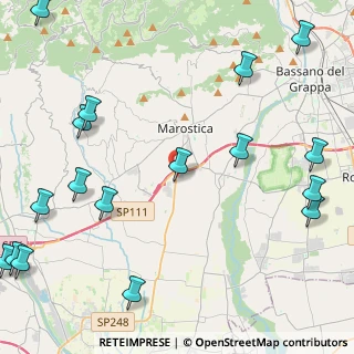 Mappa Via Verona, 36063 Marostica VI, Italia (6.53889)