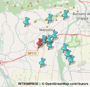 Mappa Via Verona, 36063 Marostica VI, Italia (3.015)