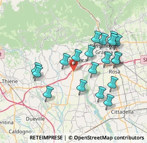 Mappa Via Verona, 36063 Marostica VI, Italia (7.08105)