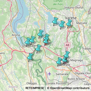 Mappa Via Antonio Gramsci, 21029 Vergiate VA, Italia (6.79714)