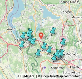 Mappa Via Antonio Gramsci, 21029 Vergiate VA, Italia (7.18813)