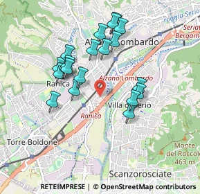 Mappa Via Saleccia, 24022 Alzano lombardo BG, Italia (0.8365)