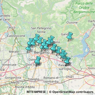 Mappa Via Saleccia, 24022 Alzano lombardo BG, Italia (10.1355)