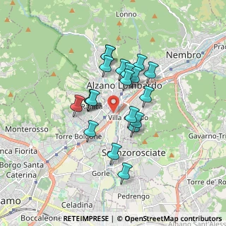 Mappa Via Saleccia, 24022 Alzano lombardo BG, Italia (1.373)